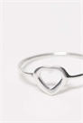 Кольцо с открытым сердцем артикул 153890098