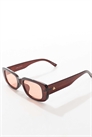 Солнцезащитные очки Ceres прямоугольной формы шоколадно-коричневого цвета артикул 139250041