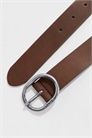 Кожаный ремень Hermosilla коричневого цвета артикул 142509261