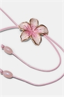 Ожерелье с эмалевым цветочком на шнурке артикул 155705315