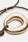 Ожерелье из шнурка с подвеской артикул 151319653