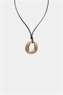Ожерелье из шнурка с подвеской артикул 151319653