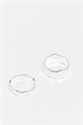 Кольца с тиснением, набор из 2 штук артикул 150664067