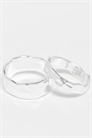 Кольца с тиснением, набор из 2 штук артикул 150664067