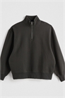 Высококачественная кофта с четвертью молнии и увеличенным кроем, плотность ткани 400 г/м² артикул 148068380