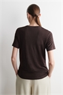 Льняная футболка с круглым вырезом артикул 1326337003