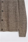 Вязаный льняной кардиган артикул 1327978001