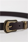 Западный узкий ремень с пряжкой цвета старого золота артикул 154079638