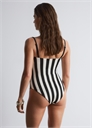 Полосатый купальник с квадратным вырезом артикул 1309472001