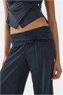Брюки из джерси с завязками артикул 1316936001