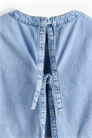 Джинсовый топ с открытой спиной артикул 1323429001