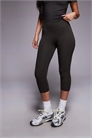 Леггинсы-капри для йоги с высокой талией и мягкой тканью артикул 154641644