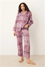 Пижамная рубашка из 100% хлопка в клетку co-ord артикул 153751705