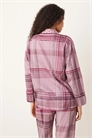 Пижамная рубашка из 100% хлопка в клетку co-ord артикул 153751705