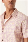 Рубашка Angelo с коротким рукавом и абстрактным принтом артикул 154833216