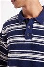 Трикотажная поло с полосками артикул 148852627