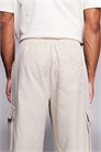 Брюки-карго из льна артикул 143696360
