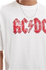 Футболка свободного кроя с принтом AC/DC на груди артикул 146838411
