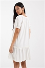 Мини-платье из смешанного льна с асимметричным подолом артикул 154079182