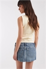 Микро-мини-юбка из денима артикул 155638042