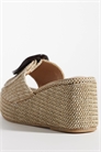 Плетеные сандалии на танкетке Hunterr артикул 152905399