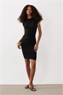 Мини-платье с наборкой спереди артикул 155677200