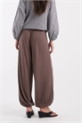 Легкие джерсиевые брюки с широкими брючинами артикул 153908208