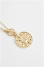 Колье с T-образной застежкой и подвеской в виде солнца артикул 155408028