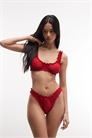 Топ-бикини с оборками артикул 152703821