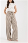 Брюки с широкими брючинами и полосками артикул 155388078