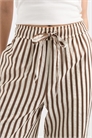 Брюки с широкими брючинами и полосками артикул 155388078