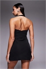 Мини-платье с вырезом «холтер» артикул 154032742