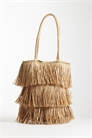 Сумка-тоут с бахромой из соломы артикул 154080620