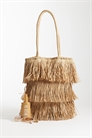 Сумка-тоут с бахромой из соломы артикул 154080620