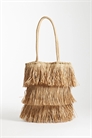 Сумка-тоут с бахромой из соломы артикул 154080620