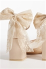 Свадебные туфли Be Mine с широким верхом, каблуком-блок и бантиком артикул 150075326