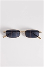 Эксклюзивные солнцезащитные очки с прямоугольными черными стеклами артикул 155333955