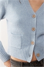 Компактный вязаный кардиган с карманами артикул 153887350