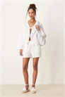 Рубашка из марли с завязками спереди co-ord артикул 140199312