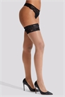 Кружевные чулки с глянцевой поверхностью артикул 154916113