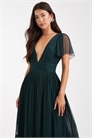 Макси-платье для подружки невесты артикул 149850237