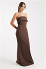 Макси-платье «Bridesmaids Julia» с отложным лифом и открытыми плечами артикул 149244860