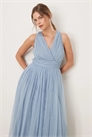 Макси-платье для подружки невесты с открытой спиной артикул 142701179