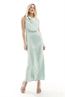 Макси-платье с капюшоном для подружки невесты артикул 133197755
