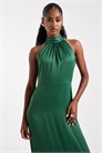Макси-платье с завязками на шее для подружки невесты артикул 149657518