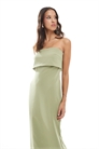 Макси-платье-бандо из крепа для подружки невесты артикул 147689979