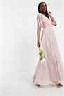 Anaya With Love: макси-платье для подружки невесты из тюля с расклешенными рукавами артикул 1855050