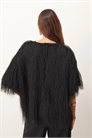 Топ с бахромой из гибридного плетения артикул 147619292