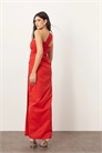 Макси-платье с одним плечом, с вырезанным силуэтом и драпировкой артикул 139405590