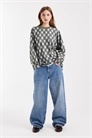 Топ с длинными рукавами и аргильским узором артикул 153323335